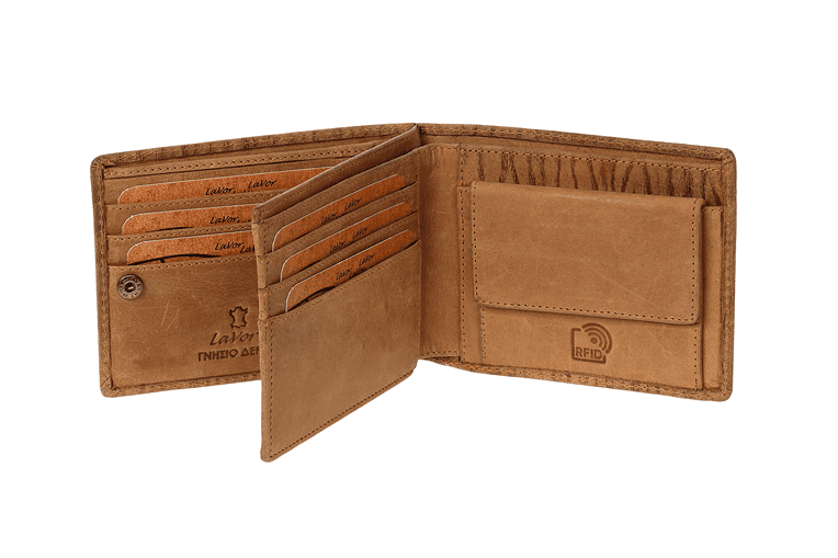 LAVOR 1-8005 RFID wood γνήσιο δέρμα