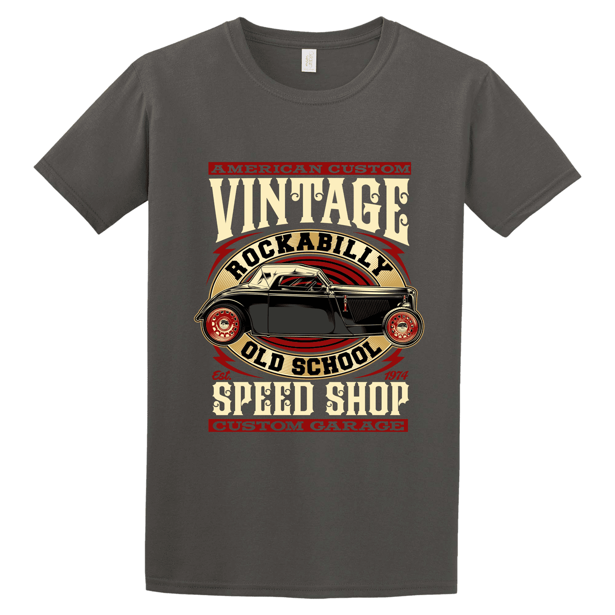 Ανδρική μπλούζα Vintage Rockabilly