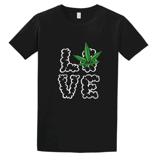 Κοντομάνικο Love Cannabis