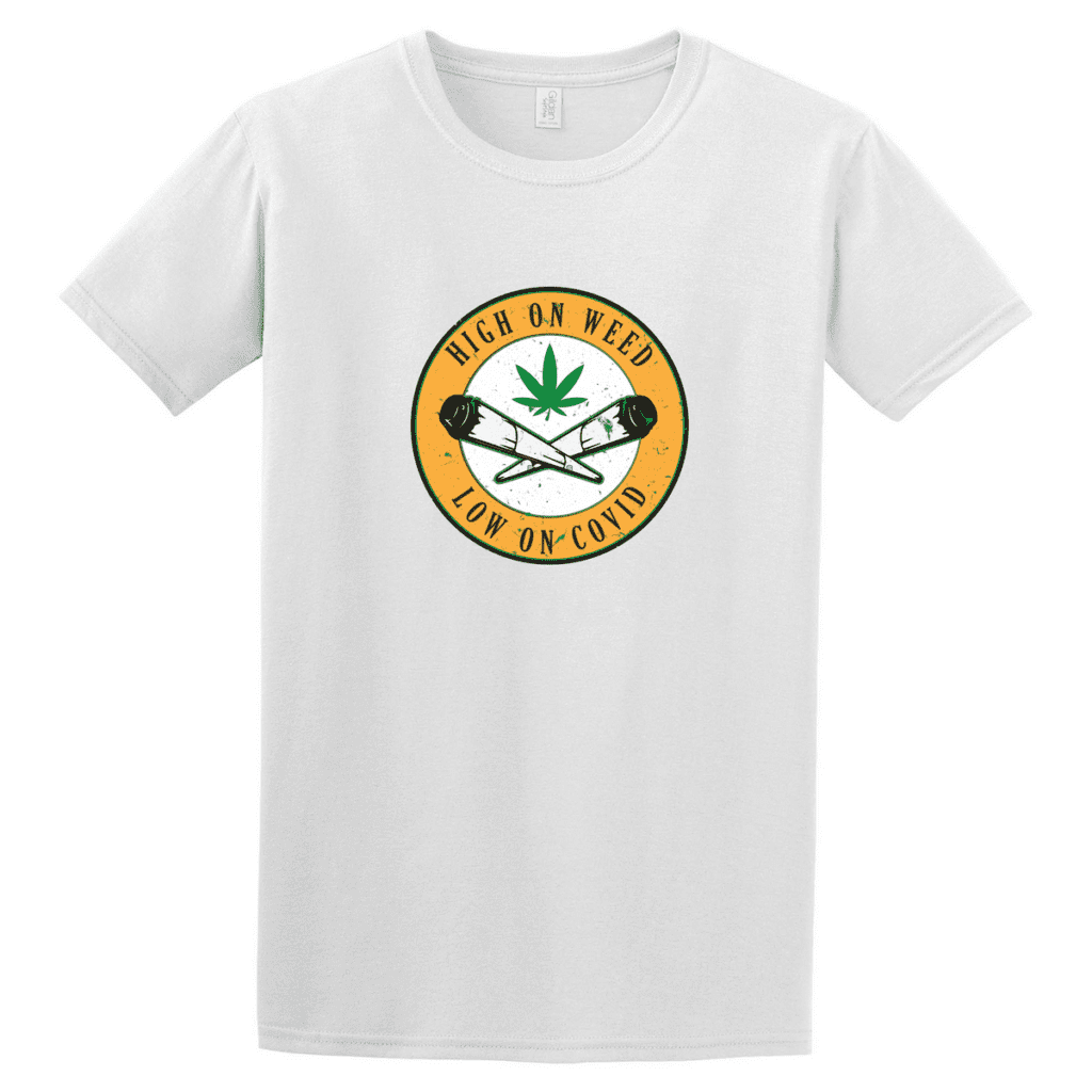 Κοντομάνικη μπλούζα Covid Weed