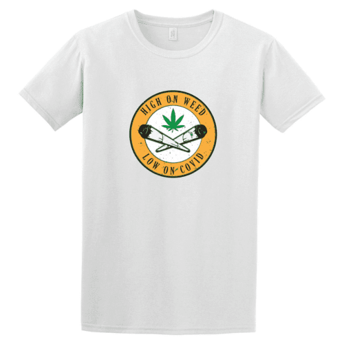 Κοντομάνικη μπλούζα Covid Weed