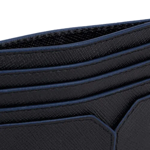 Δερμάτινο πορτοφόλι καρτών Mario Rossi 8932 Blue 8 Δερμάτινο πορτοφόλι καρτών Mario Rossi 8932 Blue 2