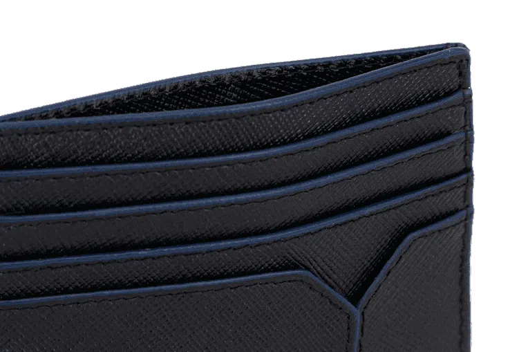 Δερμάτινο πορτοφόλι καρτών Mario Rossi 8932 Blue 3 Δερμάτινο πορτοφόλι καρτών Mario Rossi 8932 Blue 1