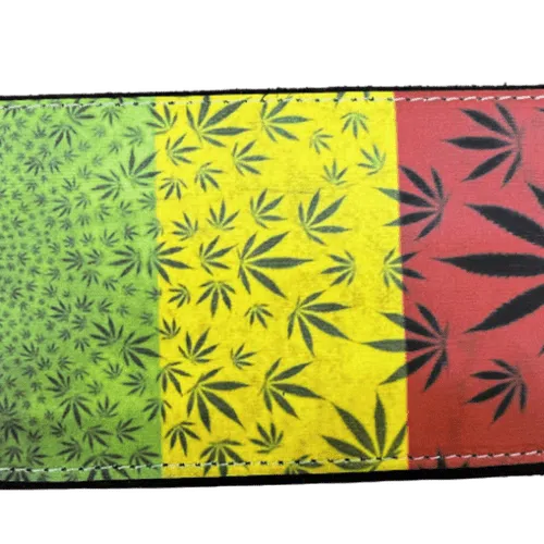 Χειροποίητη δερμάτινη καπνοθήκη Jamaica Weed