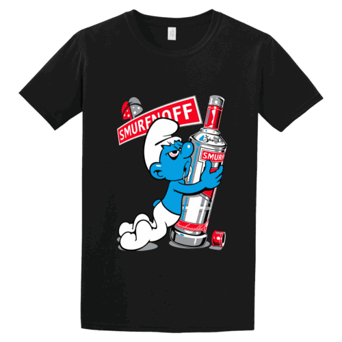 Κοντομάνικη μπλούζα Smurfnoff