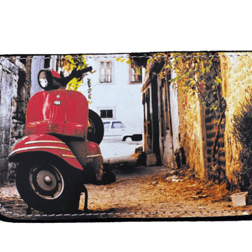 Χειροποίητη δερμάτινη καπνοθήκη Vespa