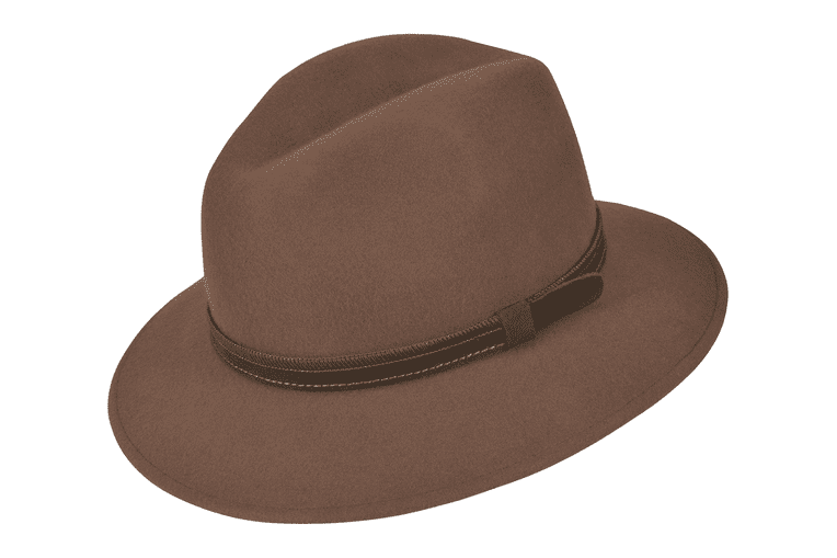 Αδιάβροχη Ιταλική Fedora Stamion 100% μαλλί ΚΑΦΕ