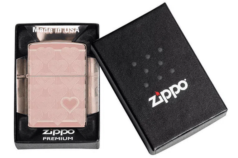 Heart Design Zippo