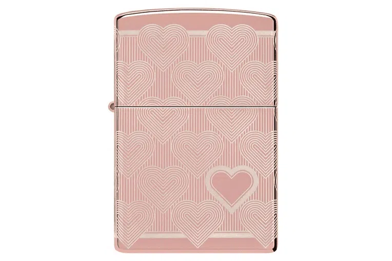 Heart Design Zippo