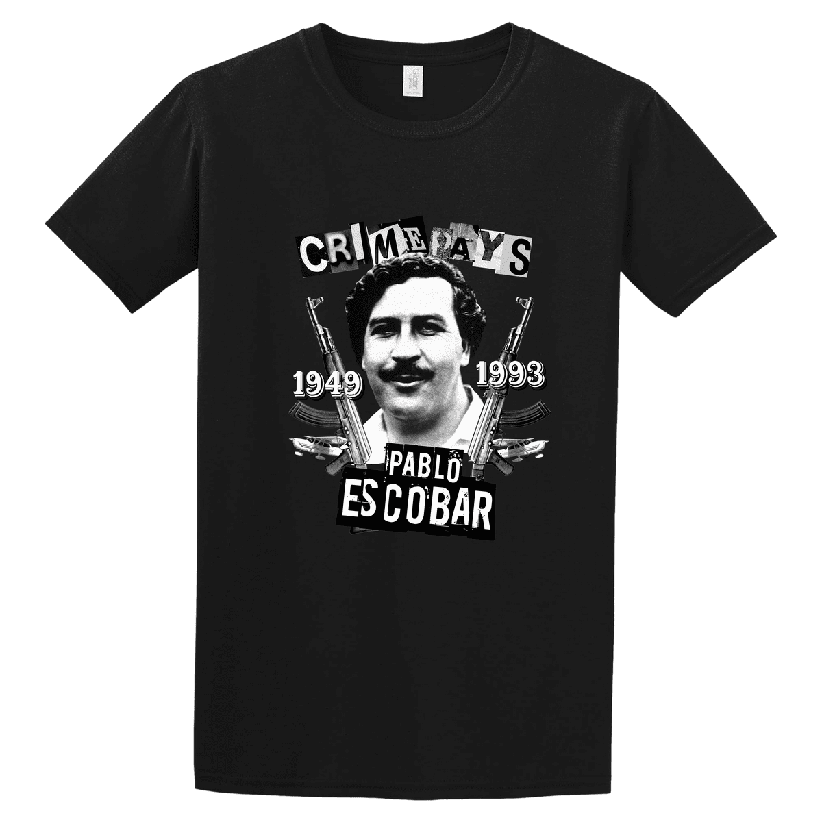 Κοντομάνικο Escobar Crime Pays
