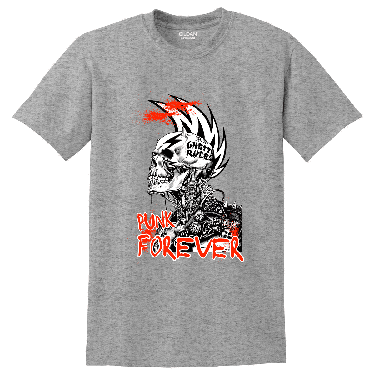 Κοντομάνικη μπλούζα Punk For Ever