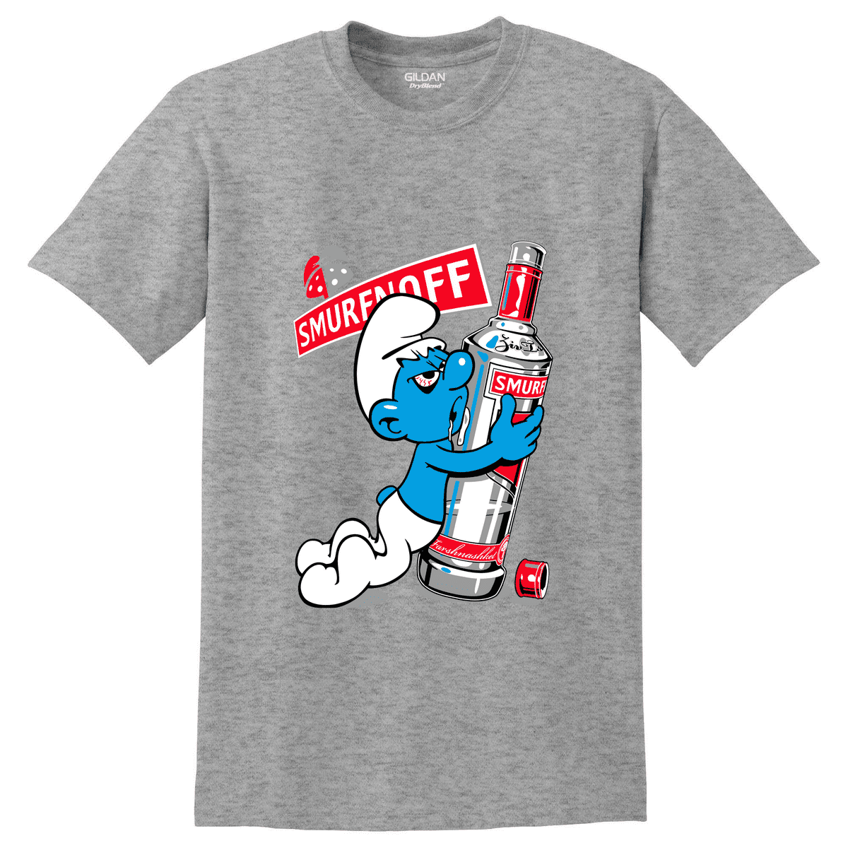 Κοντομάνικη μπλούζα Smurfnoff