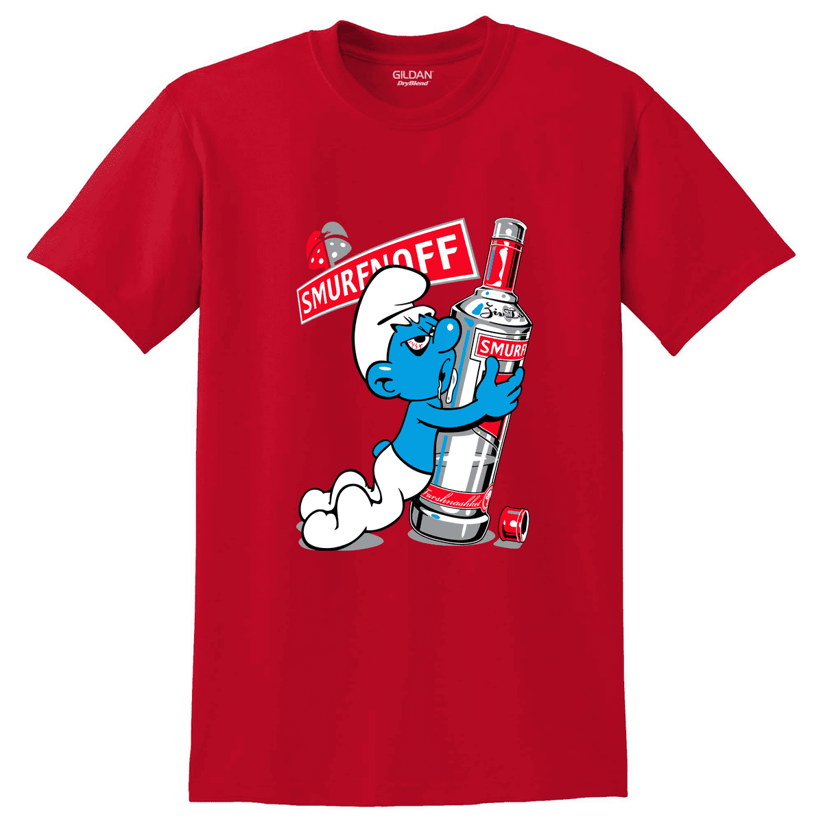Κοντομάνικη μπλούζα Smurfnoff