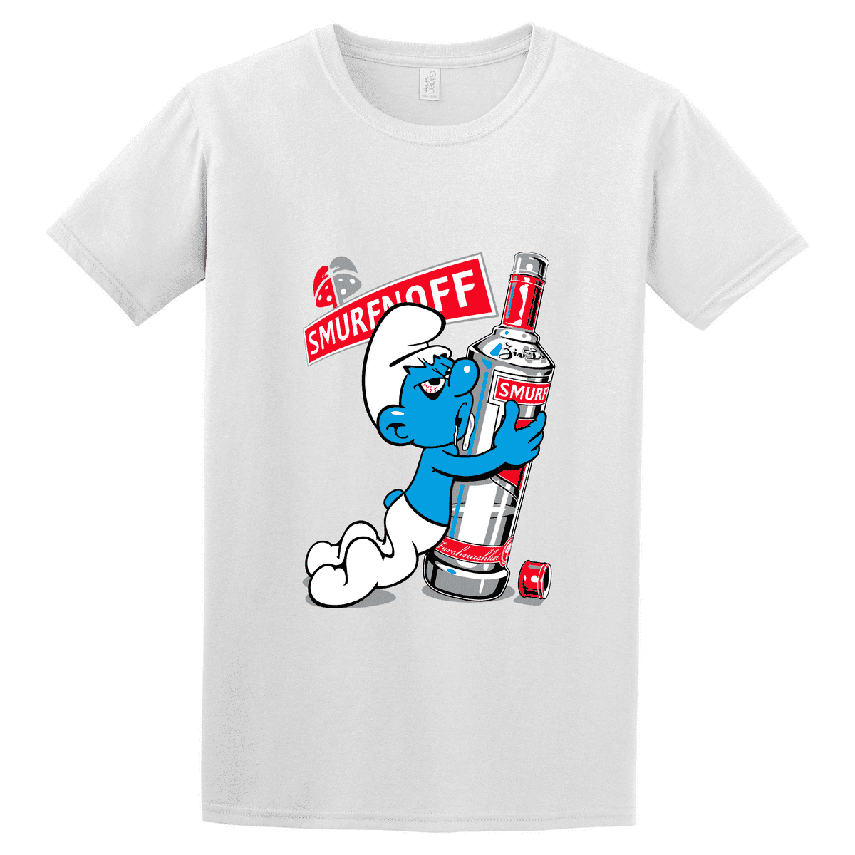 Κοντομάνικη μπλούζα Smurfnoff