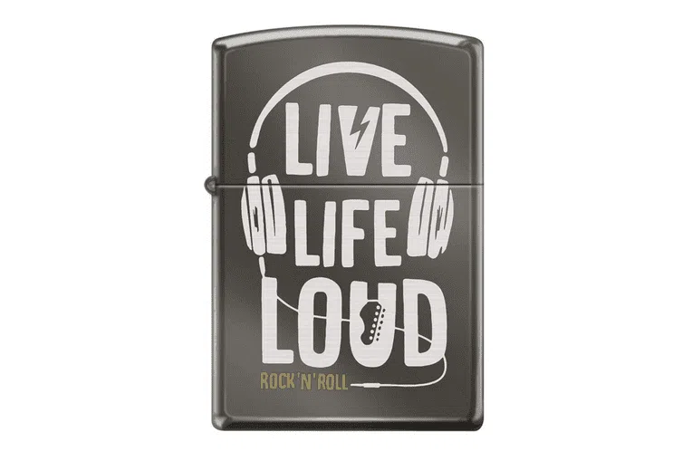 Live Life Loud Zippo