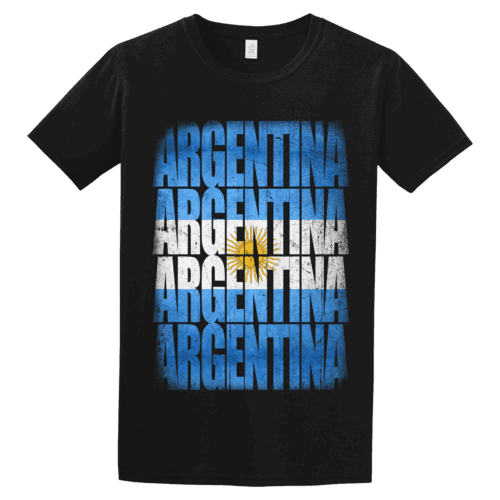 Alternative view of Κοντομάνικη μπλούζα Argentina