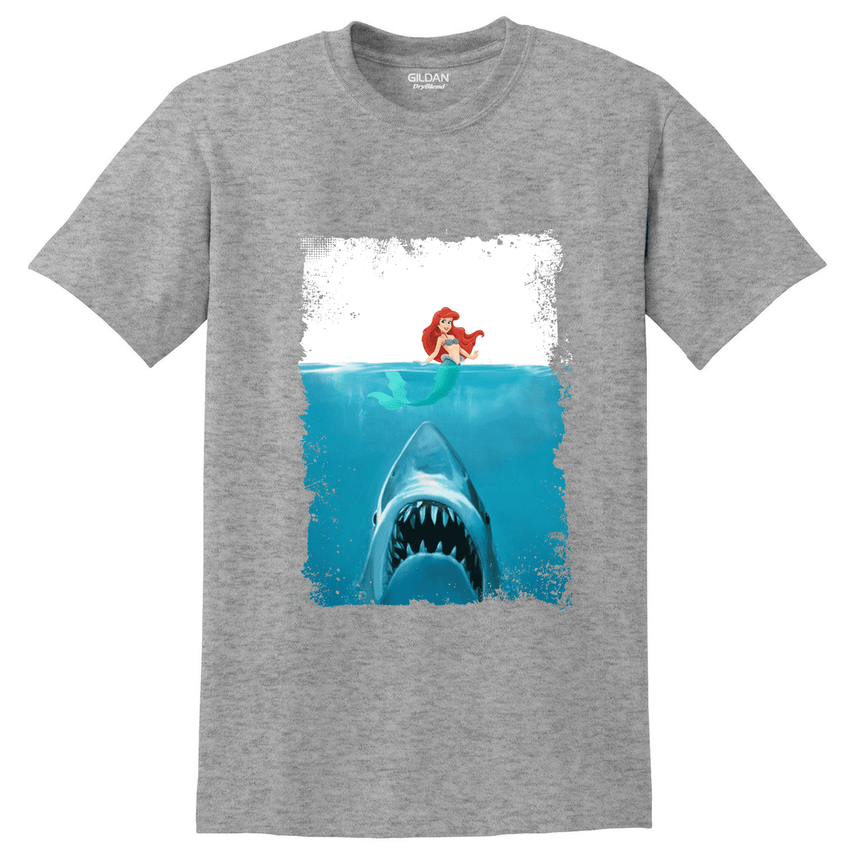 Κοντομάνικη μπλούζα Jaws mermaid
