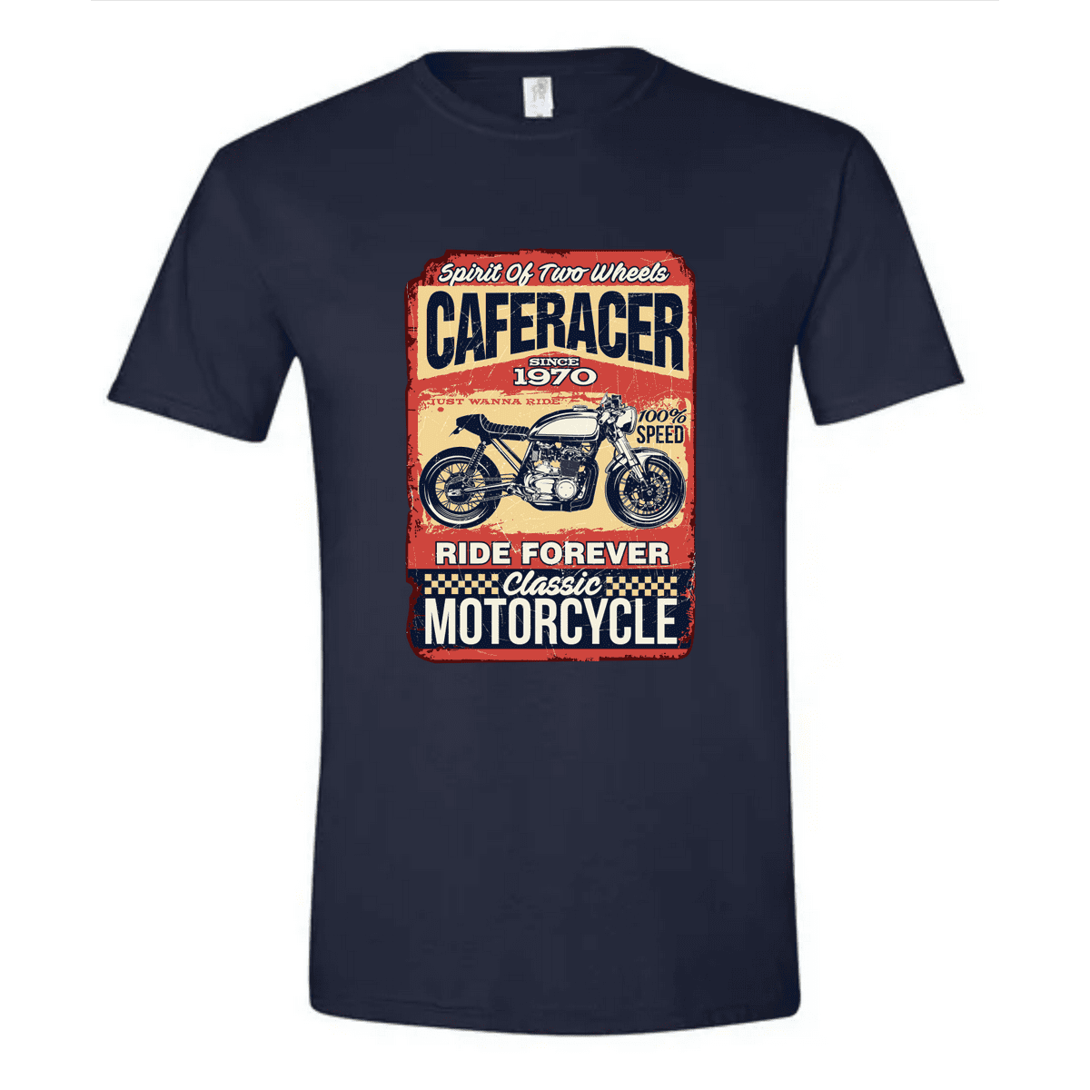 Tshirt Cafe race Motorcycle