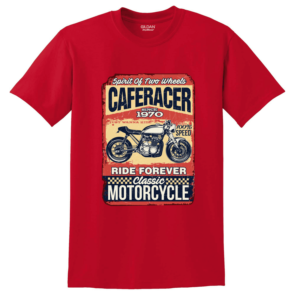 Tshirt Cafe race Motorcycle