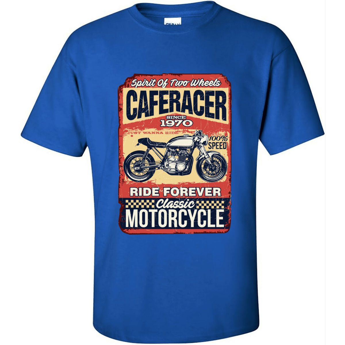 Tshirt Cafe race Motorcycle