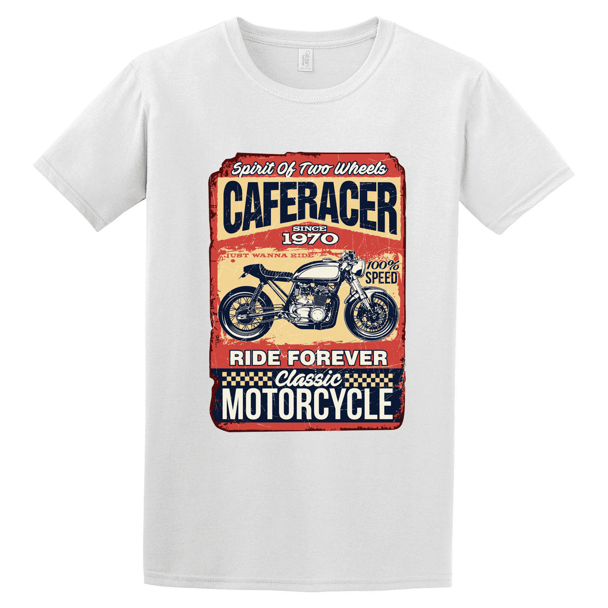 Tshirt Cafe race Motorcycle