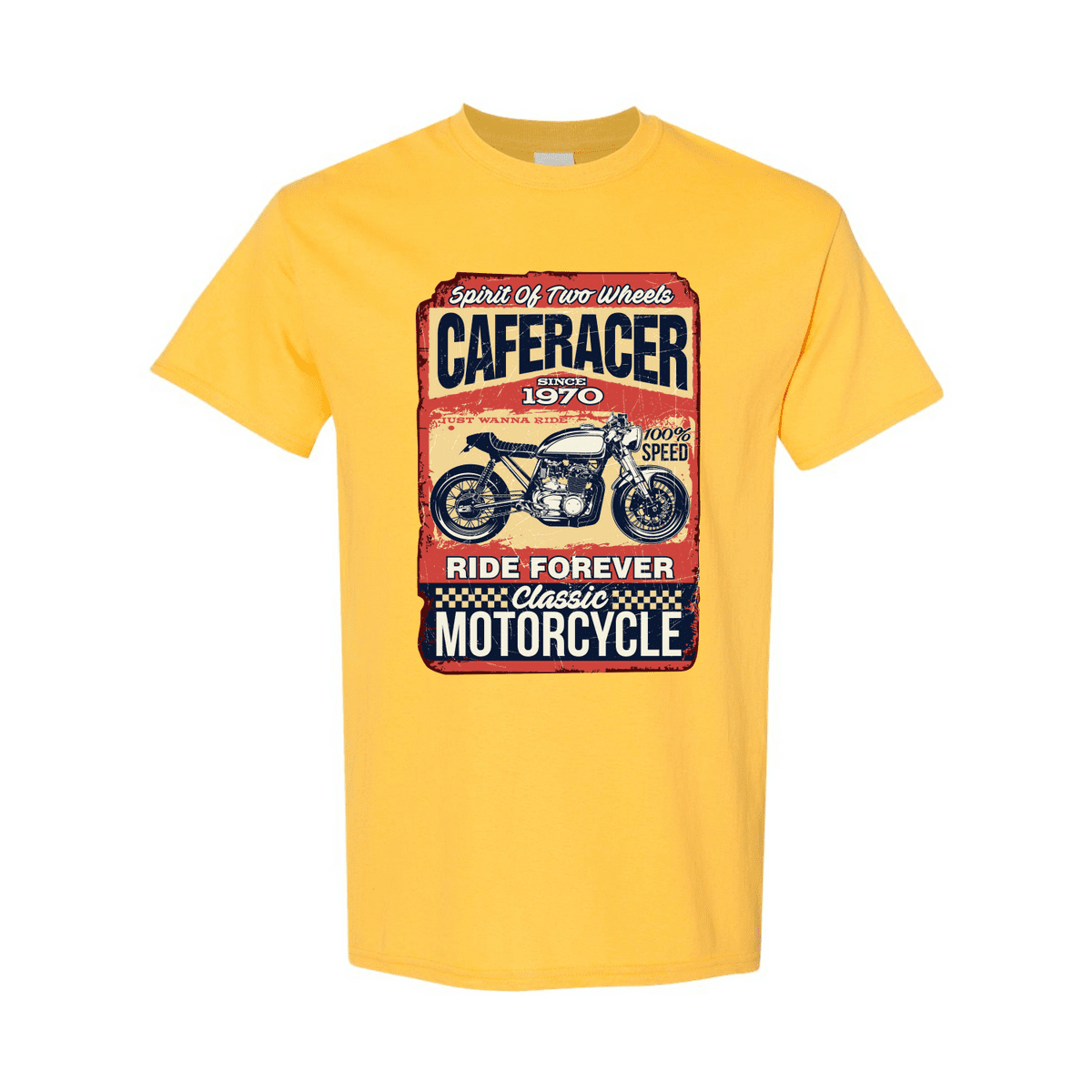 Tshirt Cafe race Motorcycle