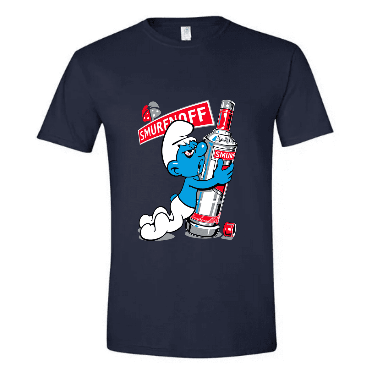 Κοντομάνικη μπλούζα Smurfnoff