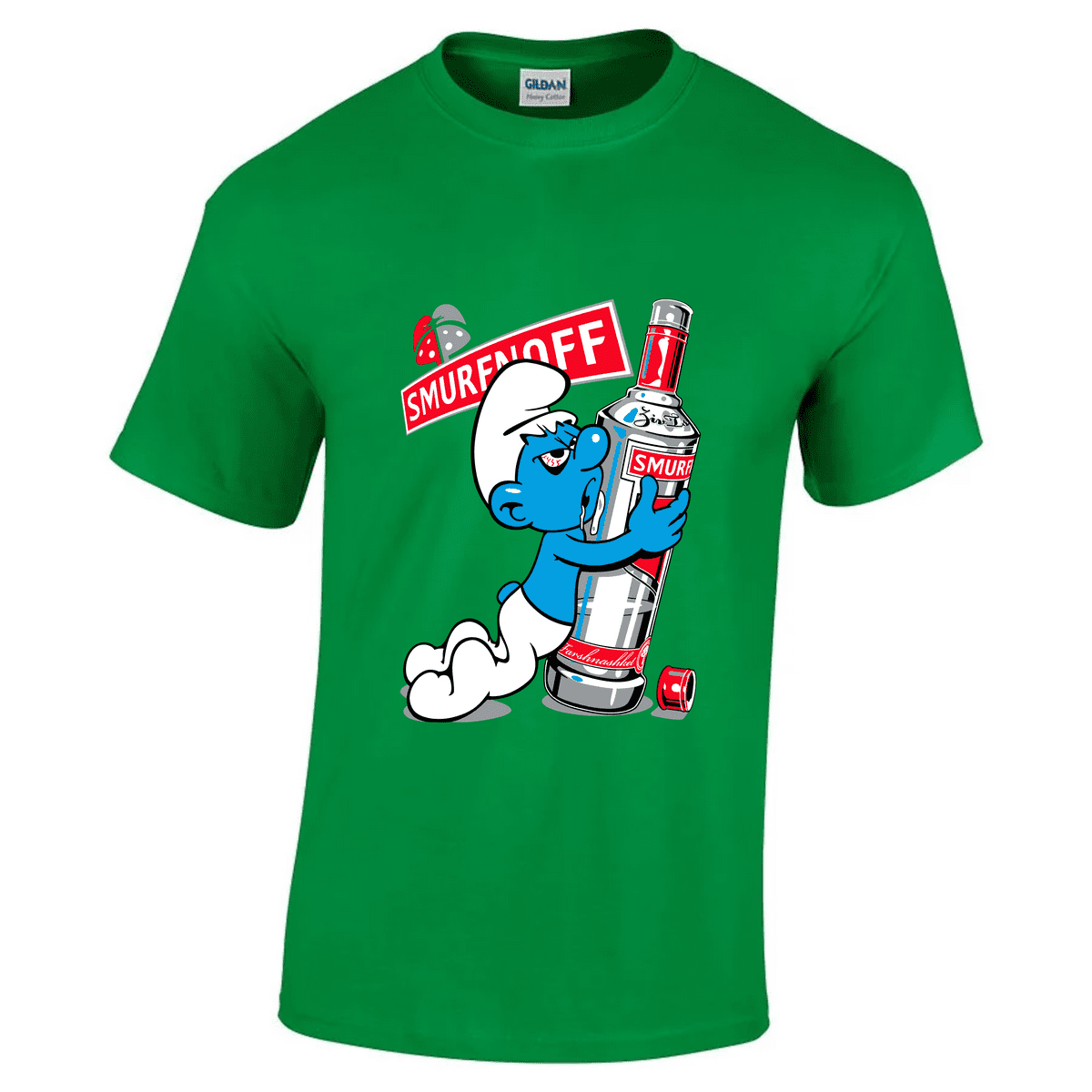 Κοντομάνικη μπλούζα Smurfnoff