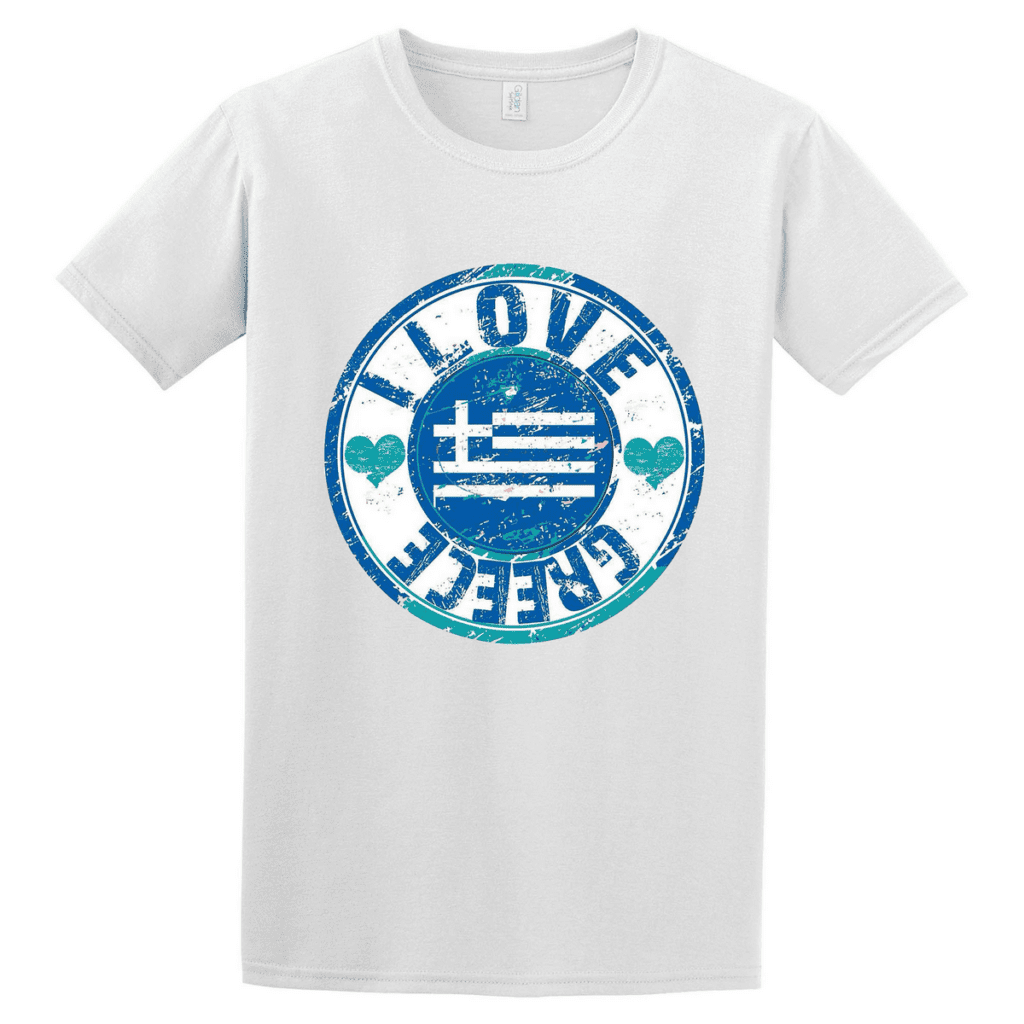 Κοντομάνικη μπλούζα I Love Greece 9 Κοντομάνικη μπλούζα I Love Greece
