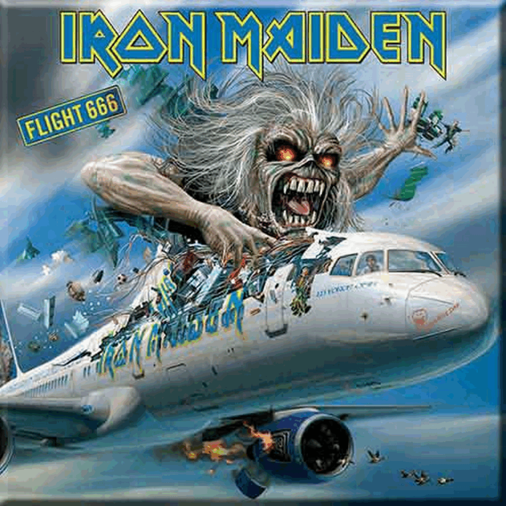 Μαγνήτης ψυγείου Iron Maiden Flight 666 1 Μαγνήτης ψυγείου Iron Maiden Flight 666