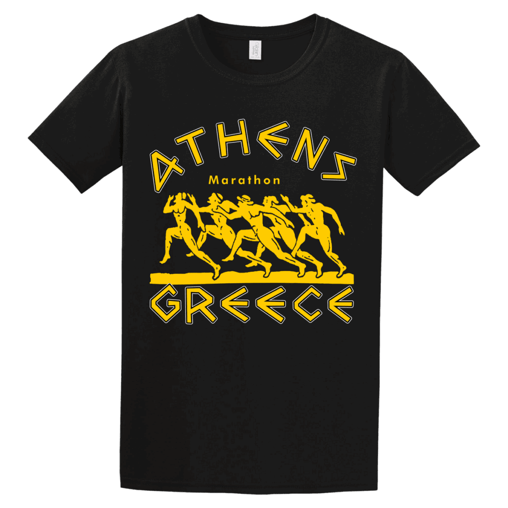 Athens Marathon κοντομάνικη μπλούζα Unisex