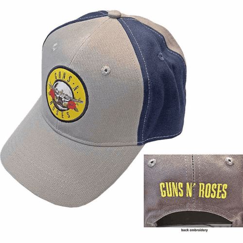 Τζόκεϊ καπέλο GunsNRoses γκρί/σκούρο μπλε