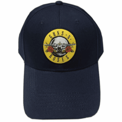 GNRCAP01N_FRONT Καπέλο Guns N Roses σκούρο μπλε 4