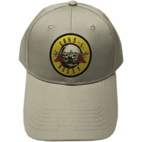 Guns_N_Roses_Circle_Logo_Sand_Baseball_Cap_Front__45702 Guns N' Roses Unisex Baseball Cap 4