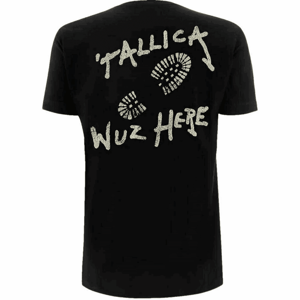 Metallica Unisex T-Shirt Wuz Here 8 Metallica Unisex T-Shirt Wuz Here 7