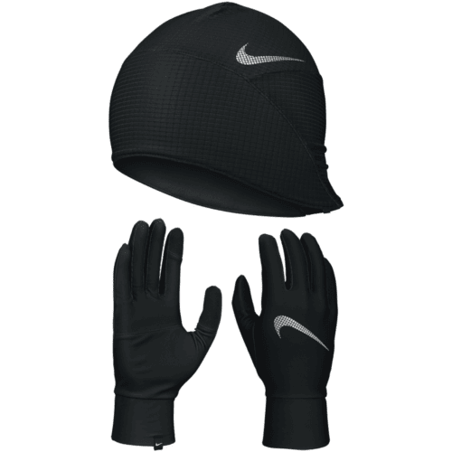 Nike Essentials σετ σκουφί και γάντια για τρέξιμο ανδρών