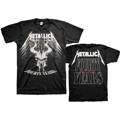Metallica Unisex T-Shirt: 40th Anniversary