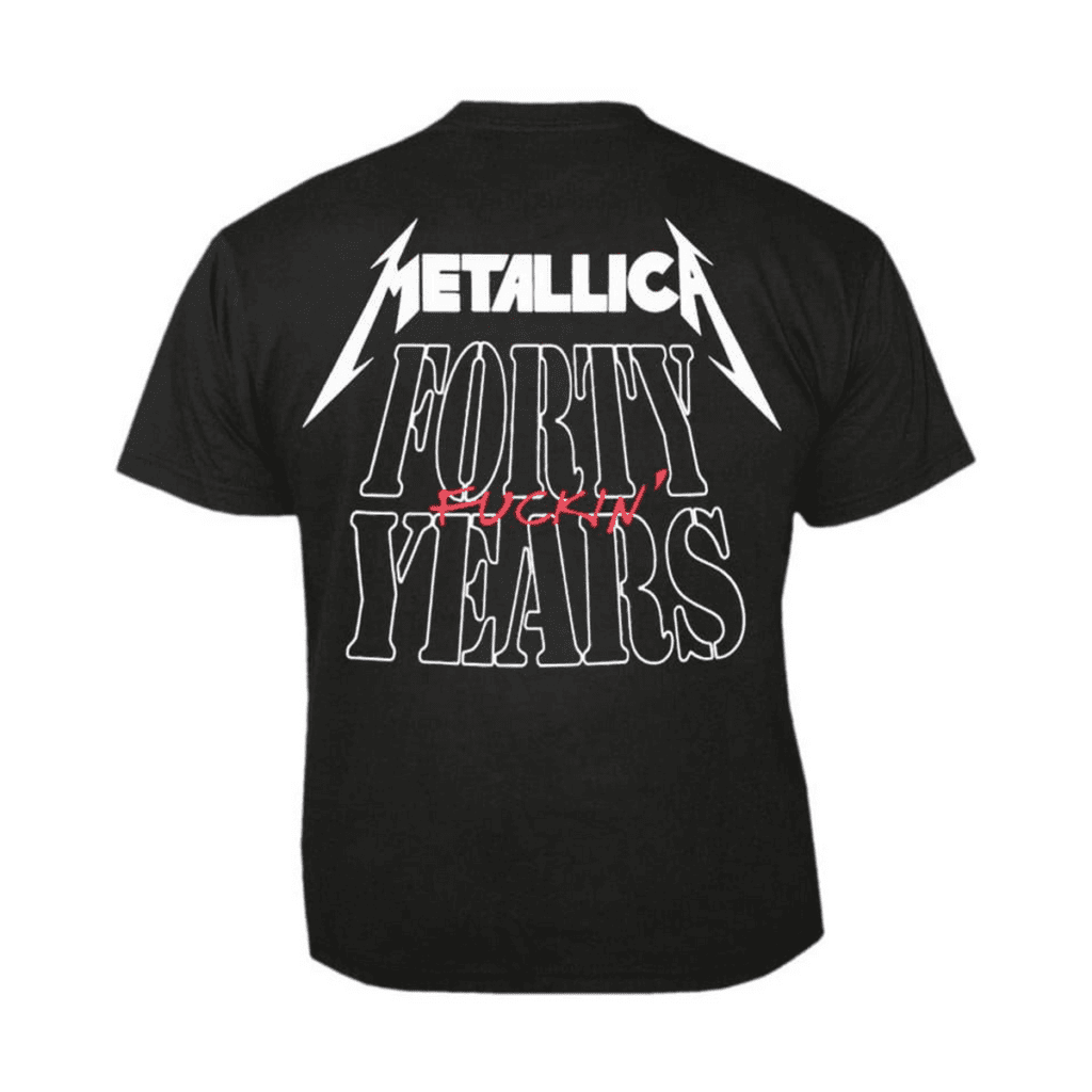 Metallica Unisex T-Shirt: 40th Anniversary 8