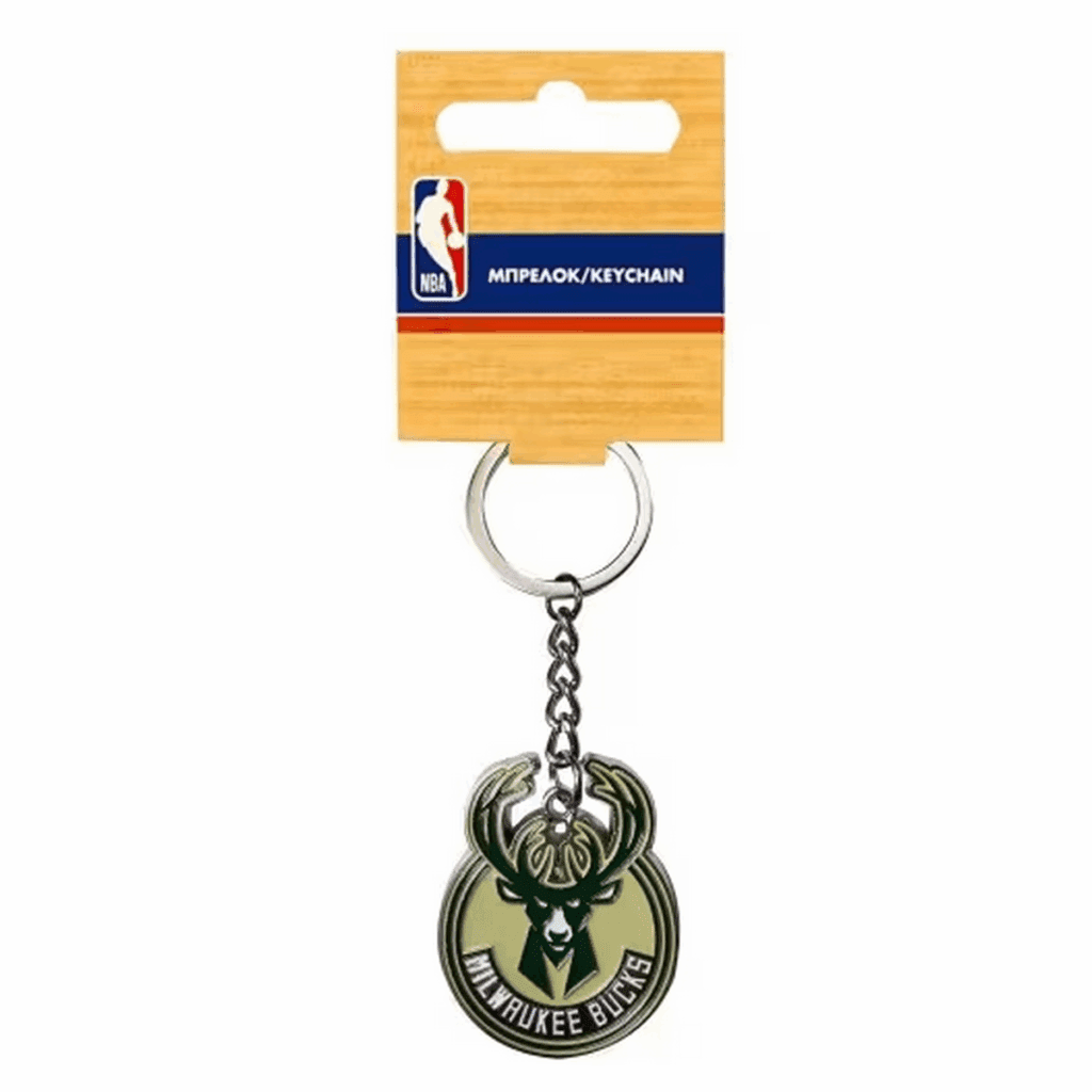 Milwaukee Bucks μεταλλικό μπρελόκ NBA 1 Milwaukee Bucks μεταλλικό μπρελόκ NBA