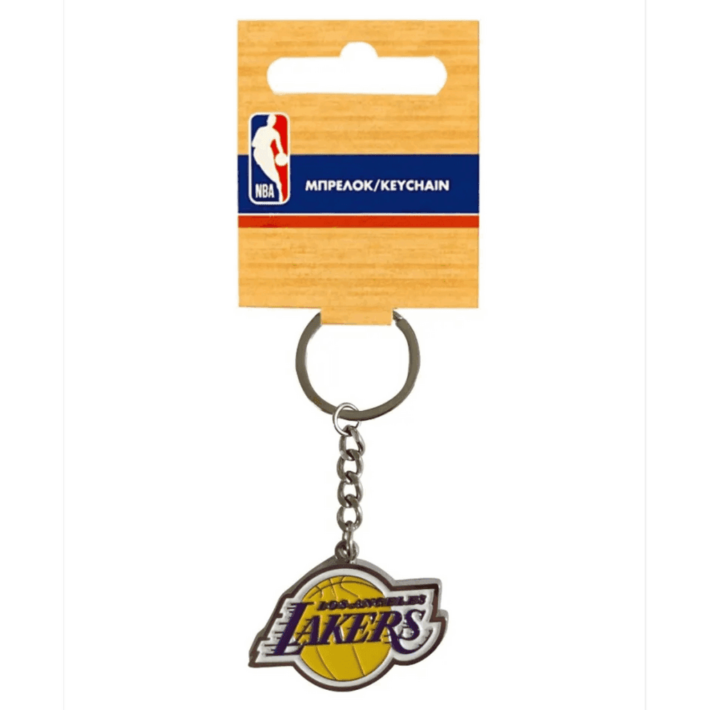Μεταλλικό μπρελόκ Los Angeles Lakers NBA 1 Μεταλλικό μπρελόκ Los Angeles Lakers NBA