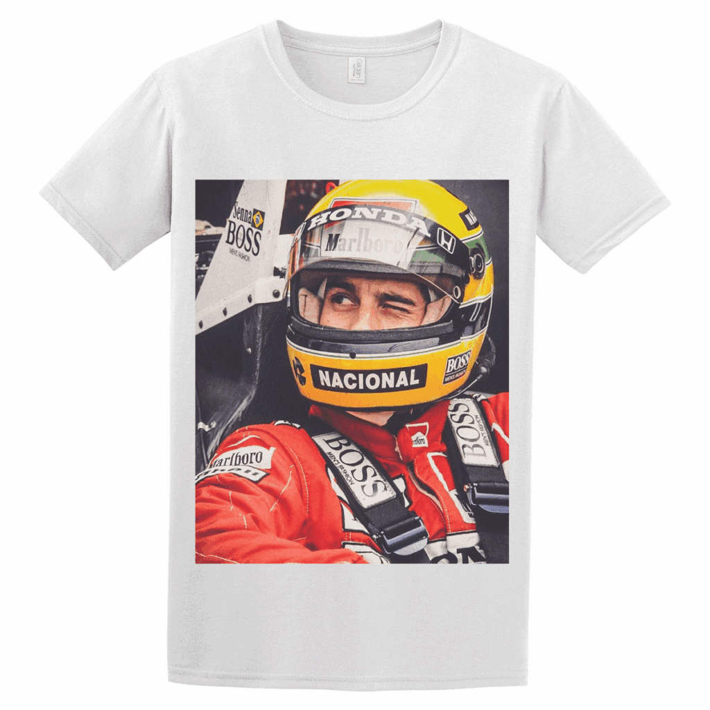 Ayrton Senna Unisex Tshirt Ενηλίκων 8 Ayrton Senna Unisex Tshirt Ενηλίκων