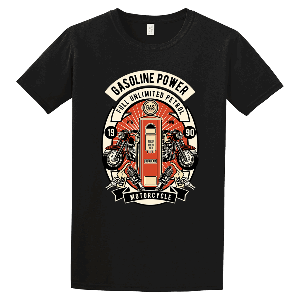 Βαμβακερό T-Shirt Gasoline Power