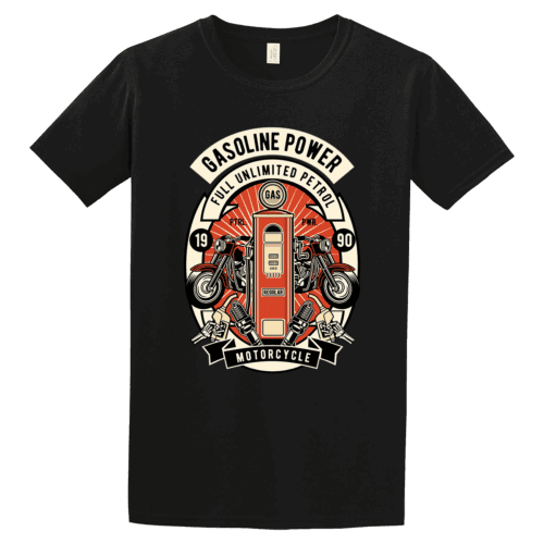 Βαμβακερό T-Shirt Gasoline Power