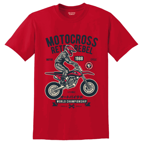 Unisex μπλούζα Motocross Rebel