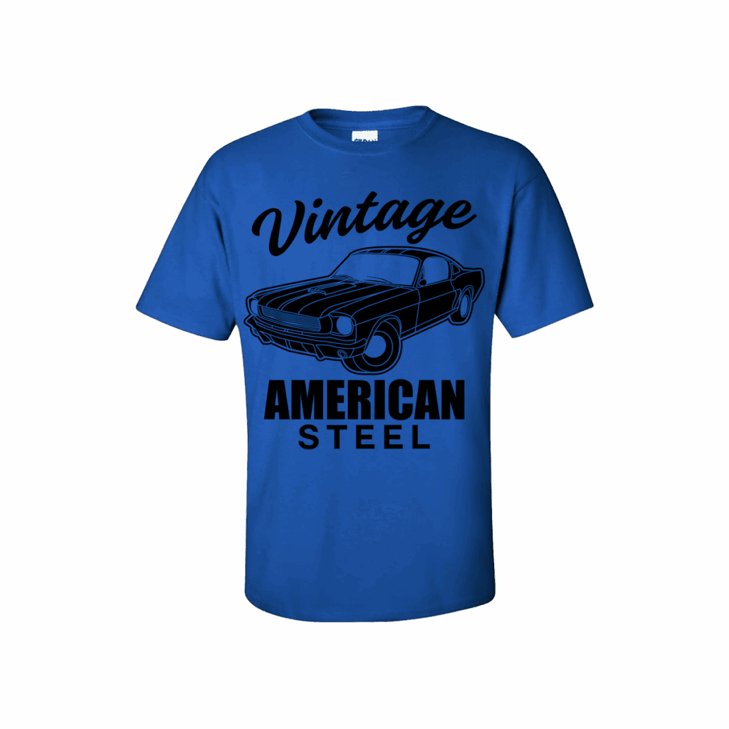 Κοντομάνικη μπλούζα Vintage American Steel 9 Κοντομάνικη μπλούζα Vintage American Steel