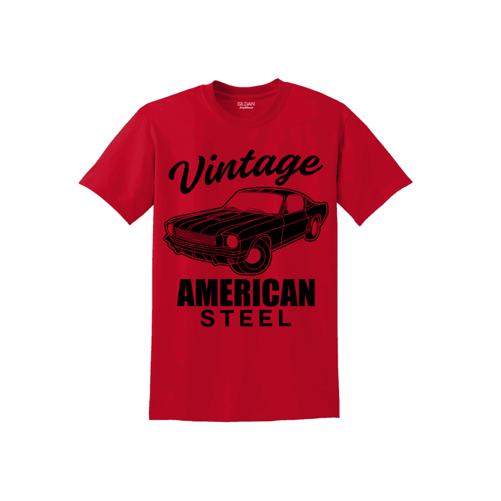 Κοντομάνικη μπλούζα Vintage American Steel 10 Κοντομάνικη μπλούζα Vintage American Steel