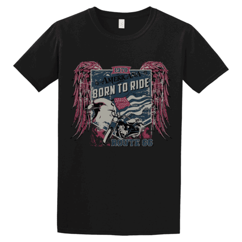 Μπλούζα κοντομάνικη Born to Ride