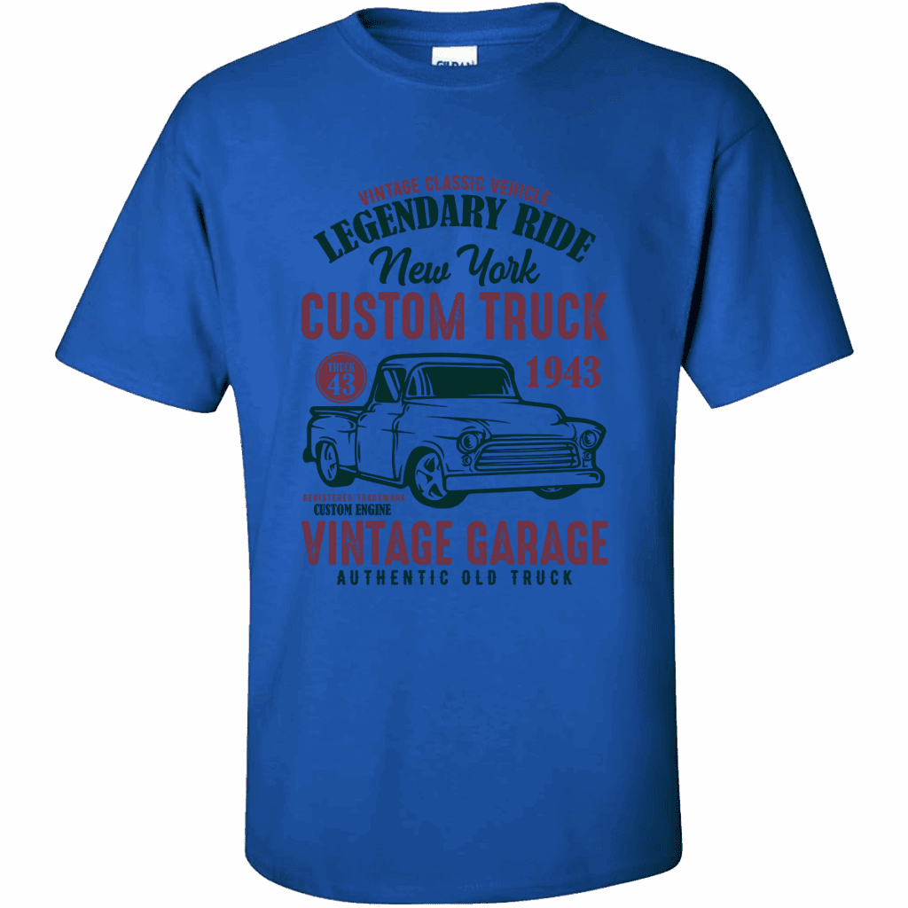 Κοντομάνικο T-Shirt NY Custom Truck