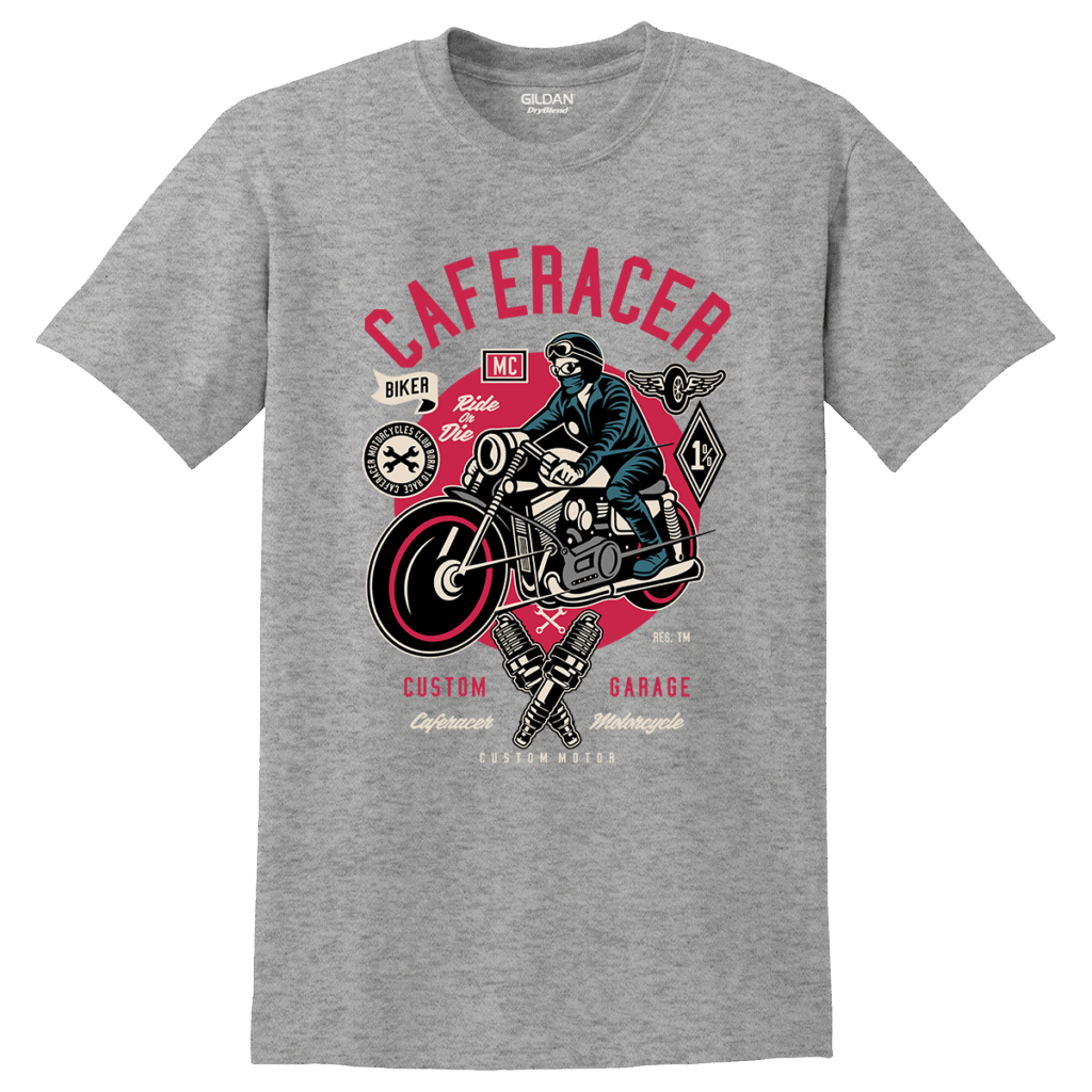 Unisex T-Shirt Caferacer Biker