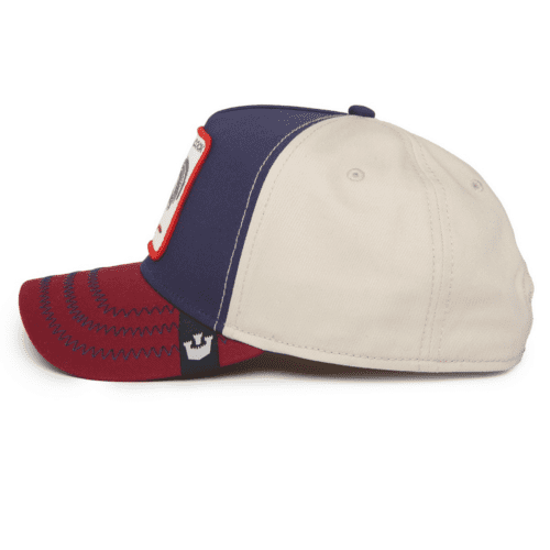 GB-101-1109-NVY_3 Καπέλο Jockey χωρίς δίχτυ All American Rooster 100 Κόκορας Μπλε - Goorin Bros 6